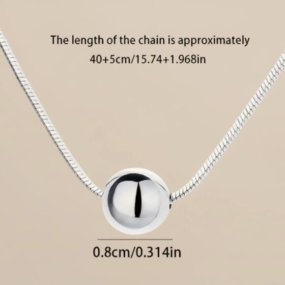 Minimalist Single Pearl Necklace, Elegant 925 silver Choker ITS FOR HER!! - Picture 6 of 6